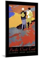 Hiking Poster-Vintage Lavoie-Mounted Giclee Print