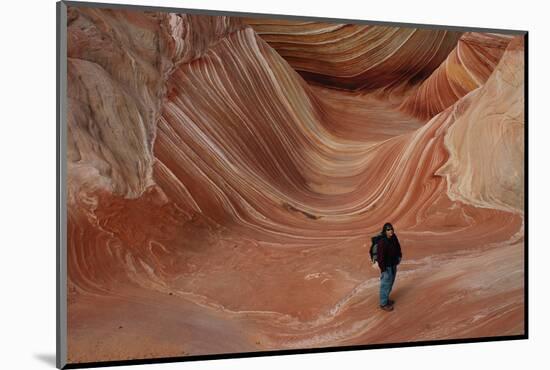 Hiking the Wave-mike866-Mounted Photographic Print