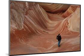 Hiking the Wave-mike866-Mounted Photographic Print