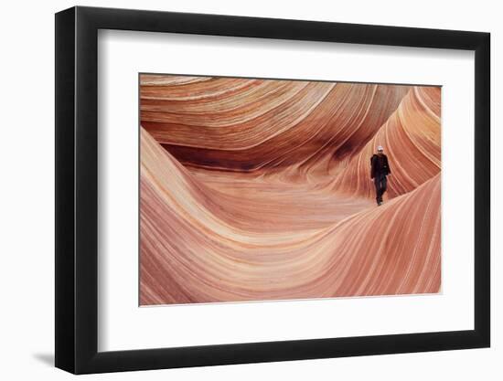 Hiking the Wave-mike866-Framed Photographic Print