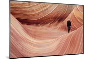 Hiking the Wave-mike866-Mounted Photographic Print
