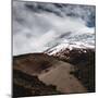 Hiking towards the refuge, Cotopaxi Volcano, Ecuador, South America-Alexandre Rotenberg-Mounted Photographic Print