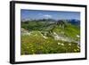 Hiking Trail at Hoefatsblick Station on Nebelhorn Mountain (2224m), Oberstdorf, Germany-null-Framed Art Print