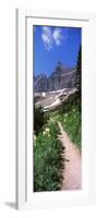 Hiking Trail at Us Glacier National Park, Montana, USA-null-Framed Photographic Print