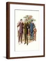 Hiking-null-Framed Art Print