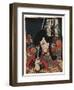 Hikyoku No Biwa No Hana Matsunami Kengyo Jitsuwa Akushichibyoe-Utagawa Kunisada-Framed Giclee Print