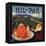 Hil Pak Brand - Lindsay, California - Citrus Crate Label-Lantern Press-Framed Stretched Canvas