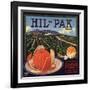 Hil Pak Brand - Lindsay, California - Citrus Crate Label-Lantern Press-Framed Art Print