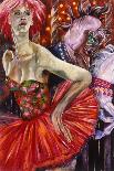 Dancer with Graffiti, 2003-Hilary Dunne-Mounted Giclee Print