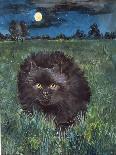 Cat and Long Grass, 1996-Hilary Jones-Giclee Print