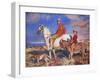 Hilda and Mary at Studland Bay, Dorset-George Spencer Watson-Framed Giclee Print