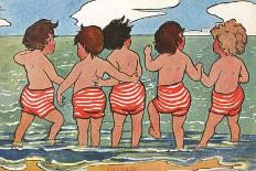 Five Jolly Sailor Boys are We-Hilda Dix Sandford-Framed Stretched Canvas
