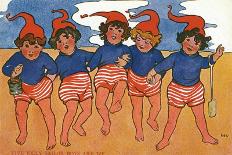Five Jolly Sailor Boys are We-Hilda Dix Sandford-Framed Art Print
