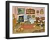 Hilda Nekuda's Ironing Day-Ditz-Framed Giclee Print