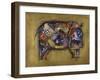 Hildi the Hippo-John Douglas-Framed Giclee Print