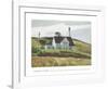 Hill and Houses Cape Elizabeth Maine-Edward Hopper-Framed Art Print