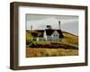 Hill and Houses Cape Elizabeth Maine-Edward Hopper-Framed Art Print