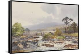 Hill Bridge on the Tavy , C.1895-96-Frederick John Widgery-Framed Stretched Canvas
