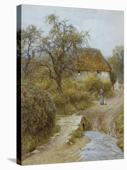 Hill Farm, Symondsbury, Dorset-Helen Allingham-Stretched Canvas