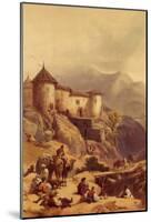 Hill Fort of Ghulab Sinj-David Roberts-Mounted Art Print