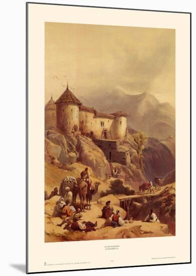 Hill Fort of Ghulab Sinj-David Roberts-Mounted Art Print