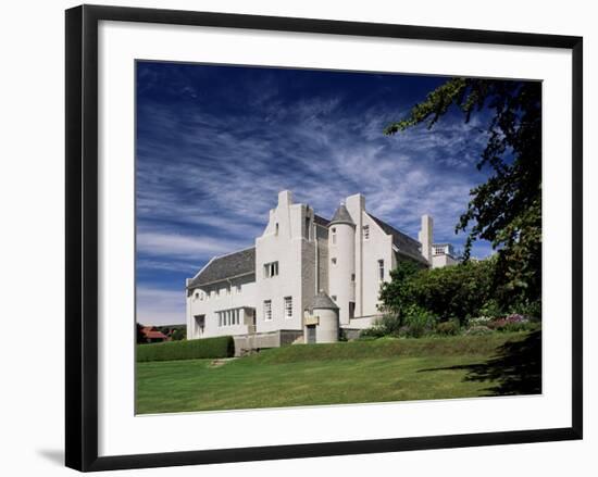 Hill House, Built 1902-1904 by Charles Rennie Mackintosh, Helensburgh, Scotland-Adam Woolfitt-Framed Photographic Print