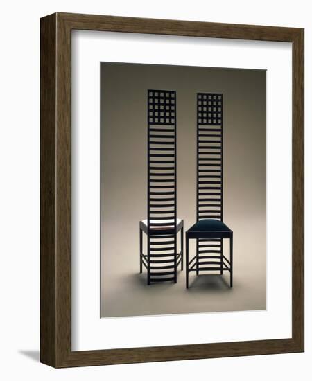 Hill House Chairs, 1903-1905-Charles Rennie Mackintosh-Framed Giclee Print