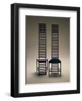 Hill House Chairs, 1903-1905-Charles Rennie Mackintosh-Framed Giclee Print