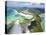 Hill Inlet, Whitsunday Islands, Queensland, Australia-Peter Adams-Stretched Canvas