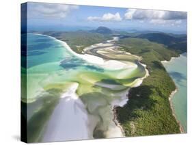 Hill Inlet, Whitsunday Islands, Queensland, Australia-Peter Adams-Stretched Canvas