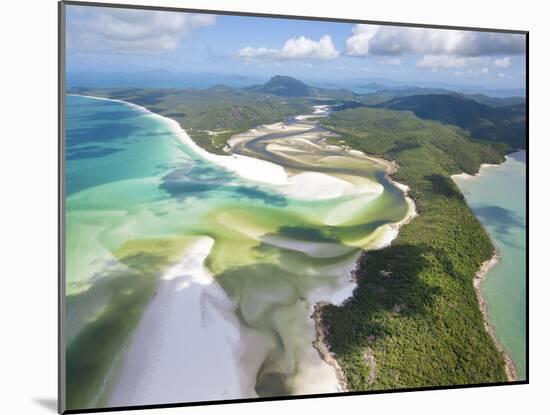 Hill Inlet, Whitsunday Islands, Queensland, Australia-Peter Adams-Mounted Photographic Print