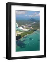 Hill Inlet Whitsunday Islands, Queensland, Australia-Peter Adams-Framed Photographic Print