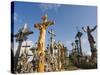 Hill of Crosses (Kryziu Kalnas), Thousands of Memorial Crosses, Lithuania, Baltic States-Christian Kober-Stretched Canvas