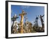 Hill of Crosses (Kryziu Kalnas), Thousands of Memorial Crosses, Lithuania, Baltic States-Christian Kober-Framed Photographic Print