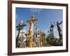 Hill of Crosses (Kryziu Kalnas), Thousands of Memorial Crosses, Lithuania, Baltic States-Christian Kober-Framed Photographic Print