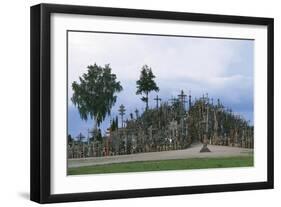 Hill of Crosses, Near Siauliai, Samogitian, Lithuania-null-Framed Giclee Print