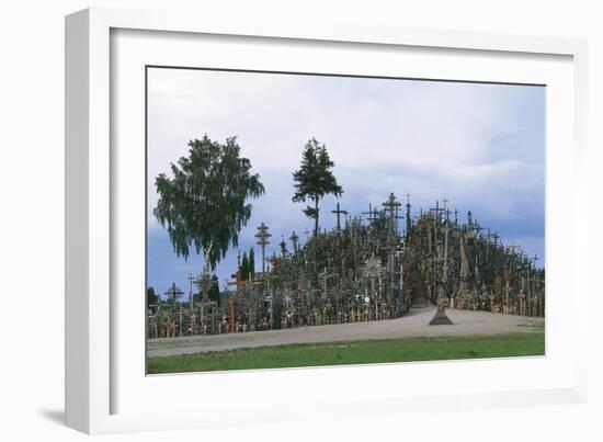 Hill of Crosses, Near Siauliai, Samogitian, Lithuania-null-Framed Giclee Print