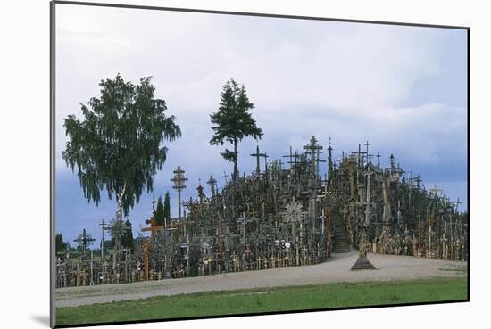 Hill of Crosses, Near Siauliai, Samogitian, Lithuania-null-Mounted Giclee Print