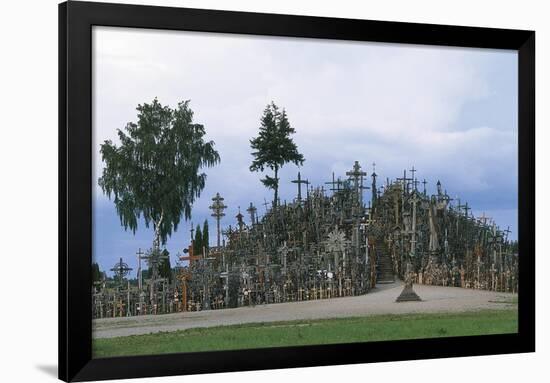 Hill of Crosses, Near Siauliai, Samogitian, Lithuania-null-Framed Giclee Print