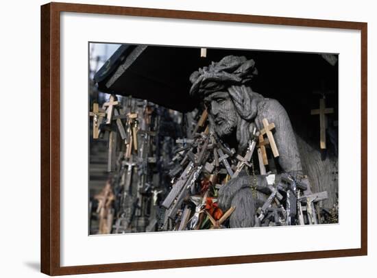 Hill of Crosses, Near Siauliai, Samogitian, Lithuania-null-Framed Giclee Print