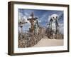 Hill of Crosses, Siauliai, Central Lithuania, Lithuania-Walter Bibikow-Framed Photographic Print