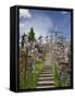 Hill of Crosses, Siauliai, Central Lithuania, Lithuania-Walter Bibikow-Framed Stretched Canvas