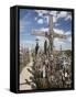 Hill of Crosses, Siauliai, Central Lithuania, Lithuania-Walter Bibikow-Framed Stretched Canvas