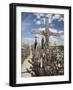 Hill of Crosses, Siauliai, Central Lithuania, Lithuania-Walter Bibikow-Framed Photographic Print