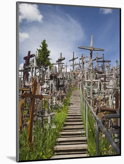 Hill of Crosses, Siauliai, Central Lithuania, Lithuania-Walter Bibikow-Mounted Photographic Print