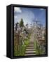 Hill of Crosses, Siauliai, Central Lithuania, Lithuania-Walter Bibikow-Framed Stretched Canvas