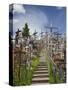Hill of Crosses, Siauliai, Central Lithuania, Lithuania-Walter Bibikow-Stretched Canvas