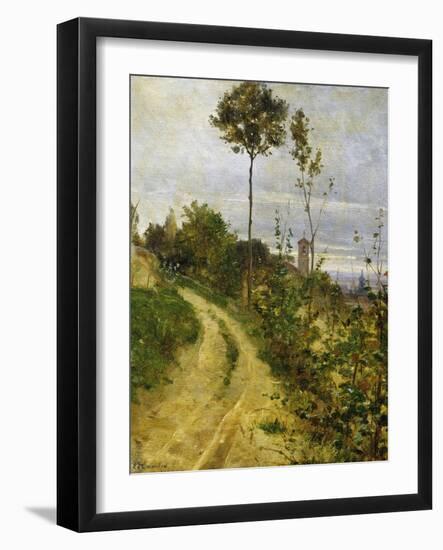 Hill Road-Edoardo Dalbono-Framed Giclee Print