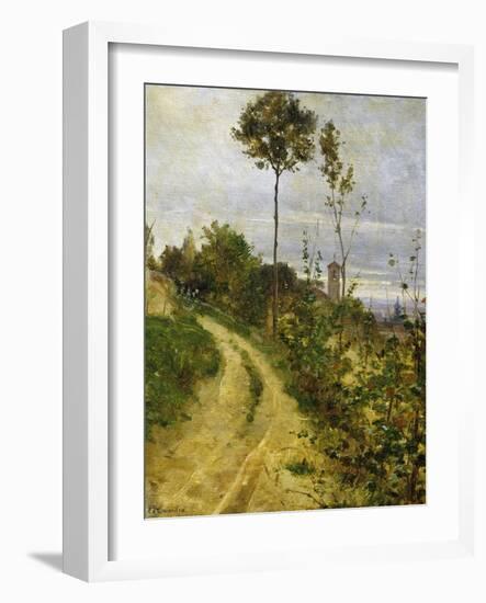 Hill Road-Edoardo Dalbono-Framed Giclee Print