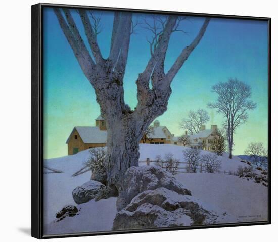 Hill Top Farm-Maxfield Parrish-Framed Art Print